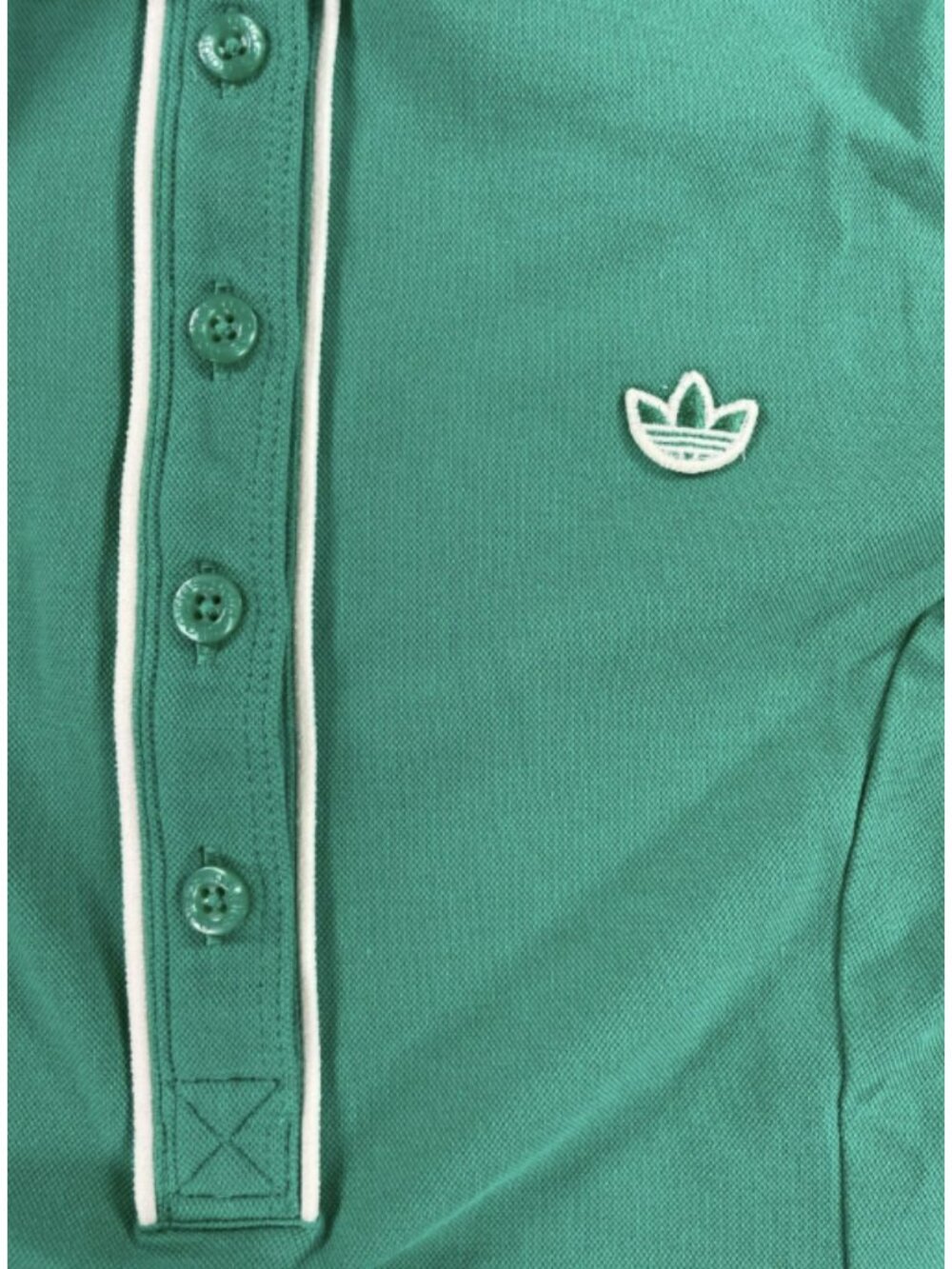Adidas Golf Dress Polo With Shorts Sport Court Green Comfy KB8607 Wmn's Sz 4 NEW - Picture 4 of 11